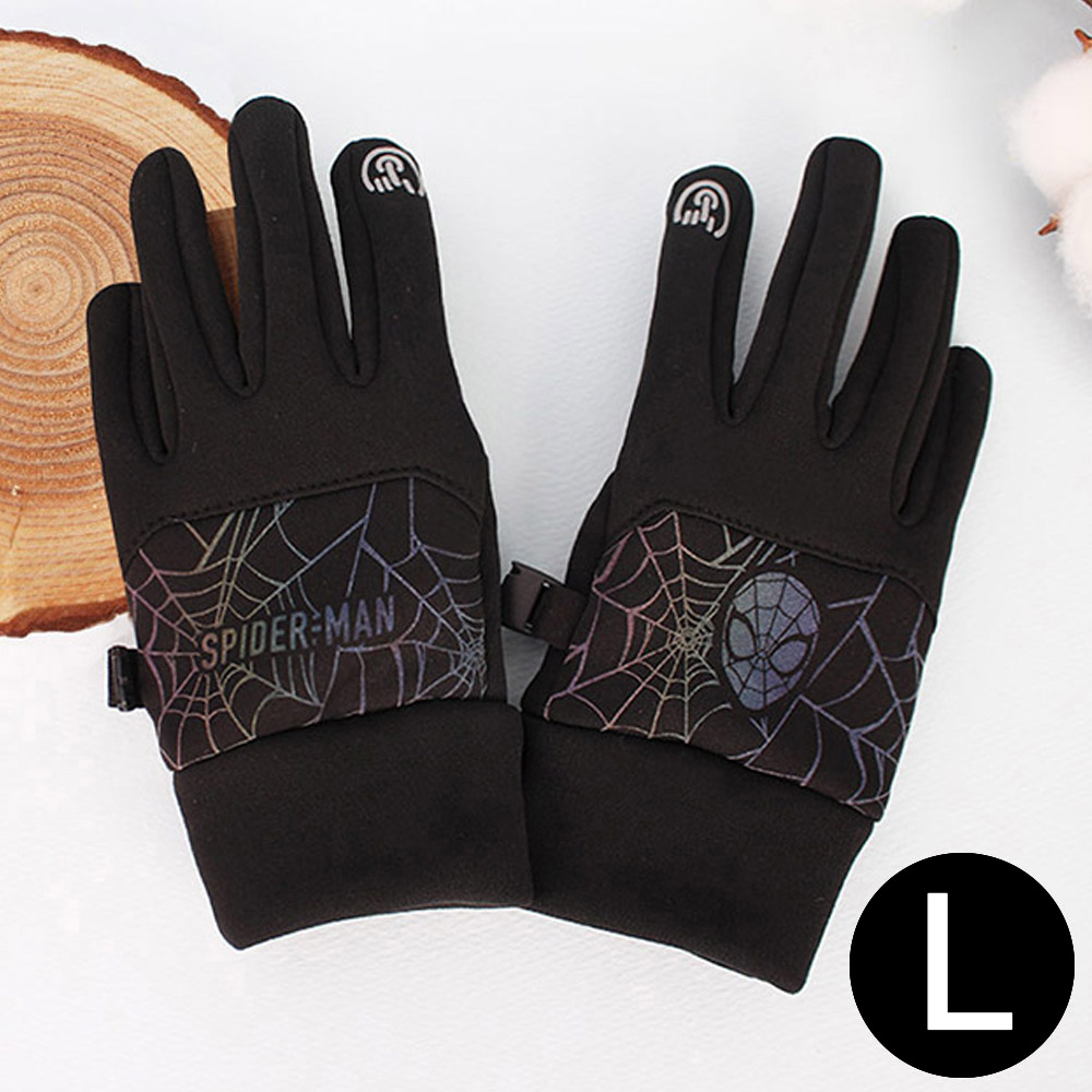 윙하우스 스파이더맨 홀로그램 그립 터치장갑 (L)