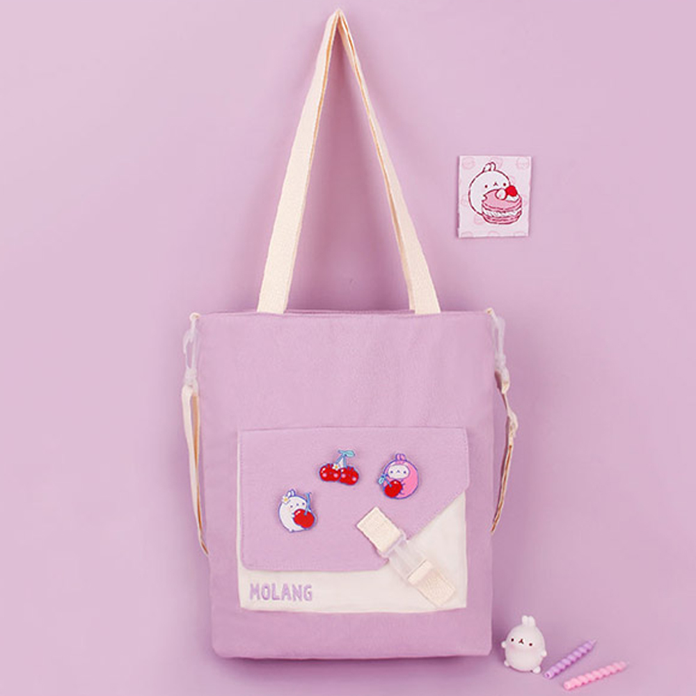 윙하우스 몰랑 뱃지 포인트 보조가방