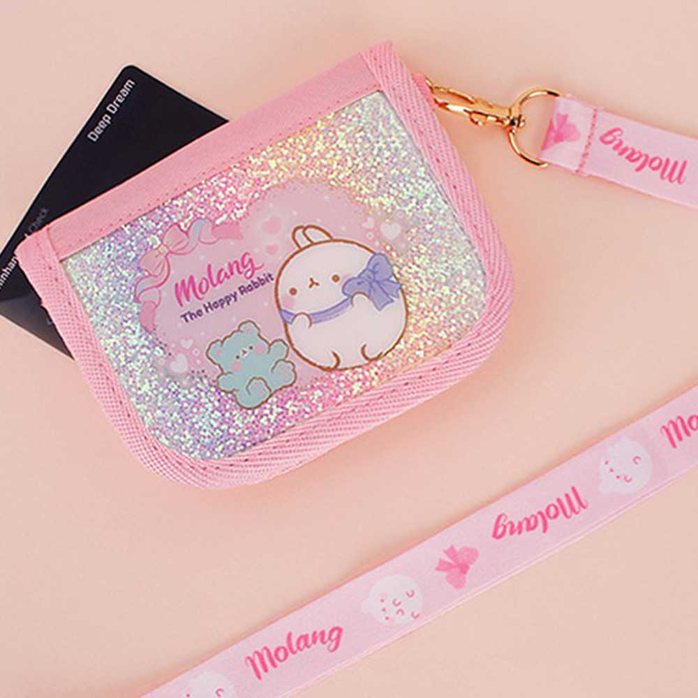 윙하우스 몰랑 레인보우 목걸이 지갑