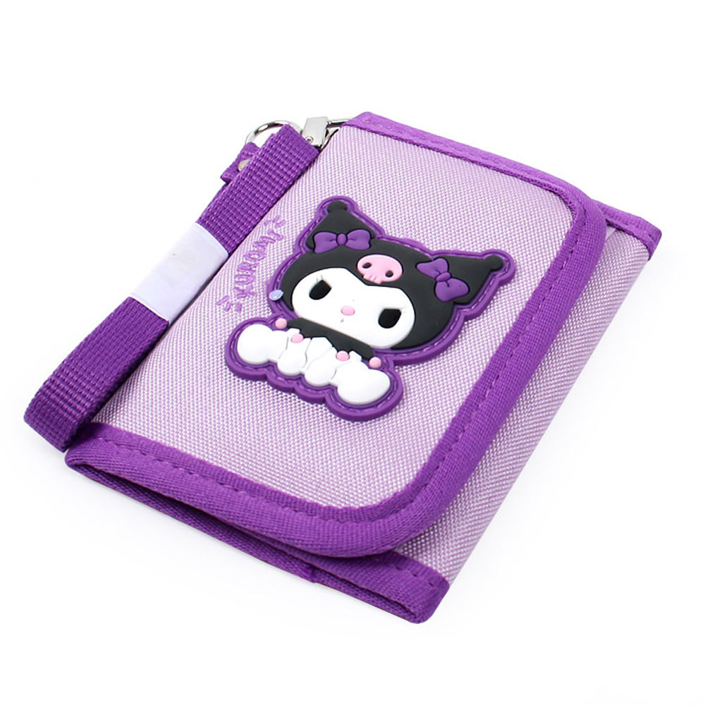 윙하우스 쿠로미 귀여운 3단 목걸이 지갑