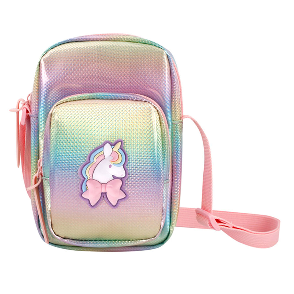 윙하우스 유니콘 포켓 홀로그램 핸드폰가방