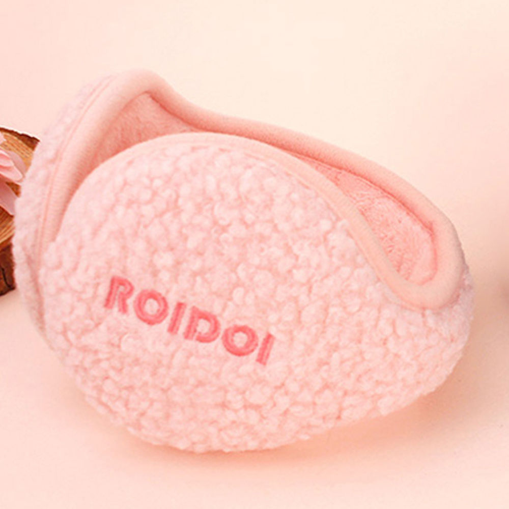 윙하우스 로이도이 뽀글이 접이식 귀마개 (핑크)