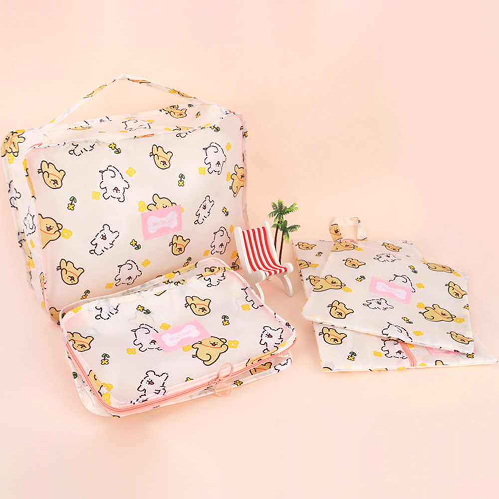 윙하우스 파우치 몰티즈 여행파우치 5종세트