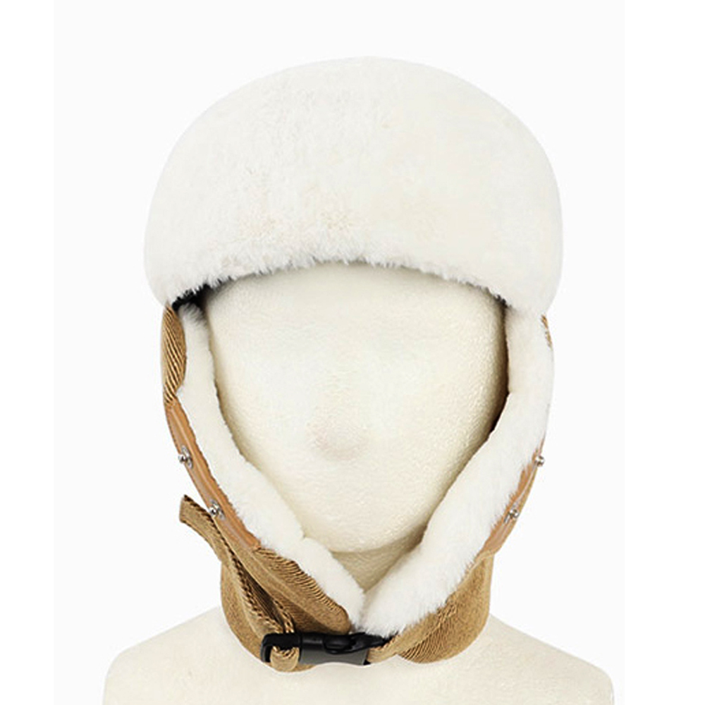 윙하우스 모자 예일 베이직 방한모자 (베이지) 방한모