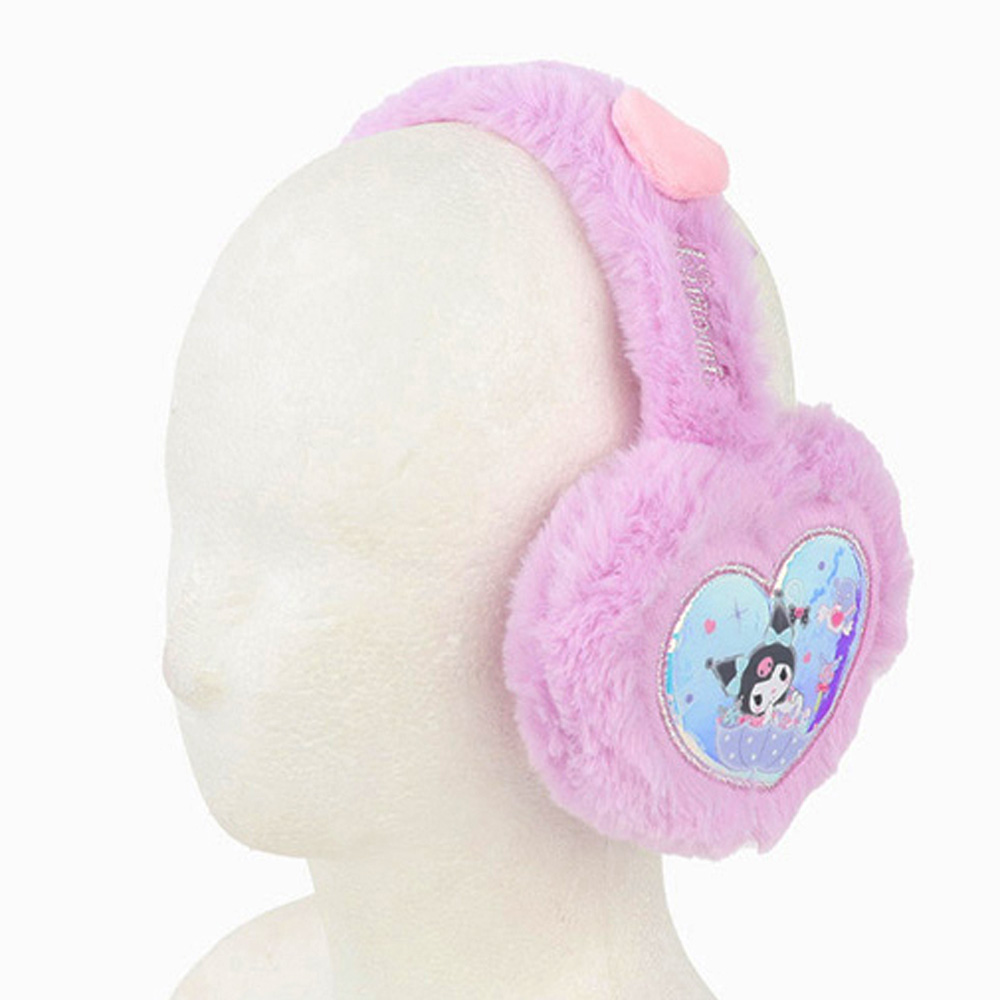 윙하우스 귀마개 쿠로미 하트 완구 접이식 아동귀마개 방한귀마개