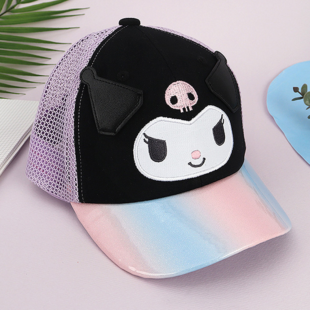 윙하우스 아동모자 쿠로미 완구형 메쉬 볼캡 어린이모자 아동야구모자