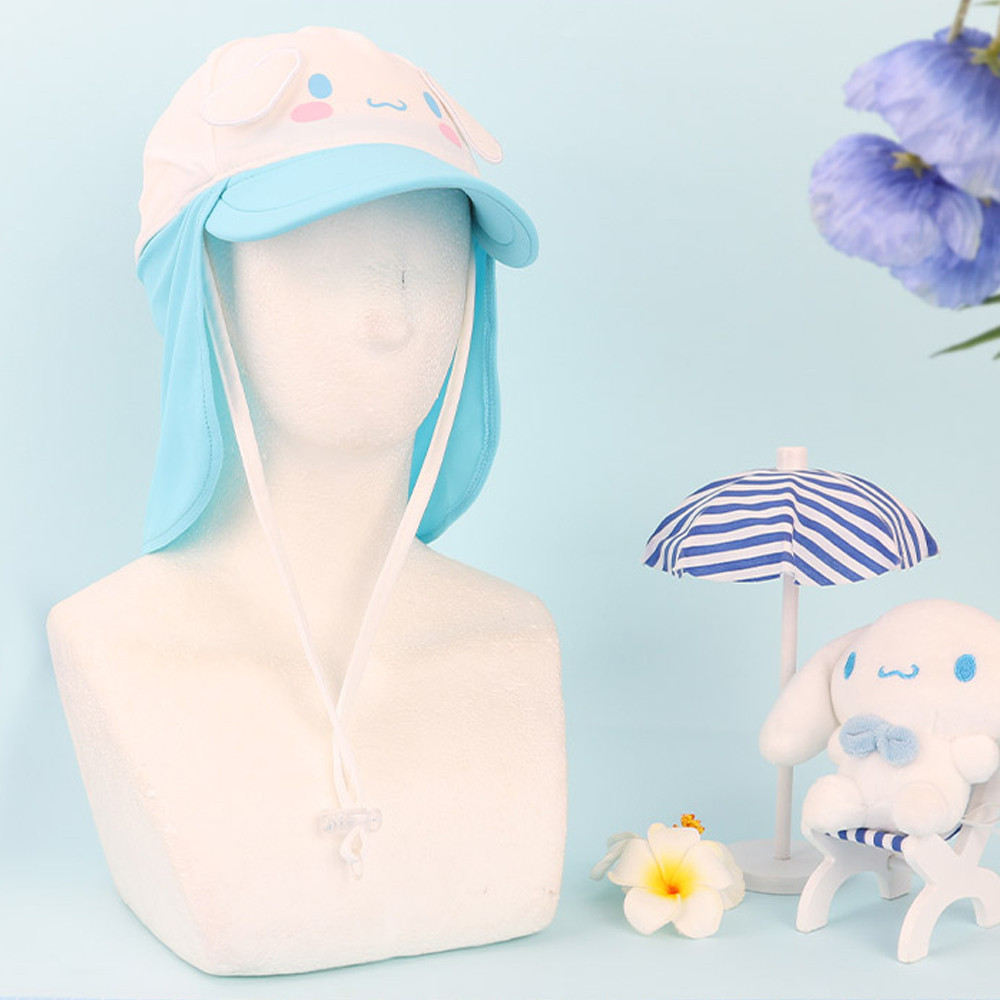 윙하우스 아동모자 시나모롤 아쿠아 플랩캡 어린이모자 아동플랩캡