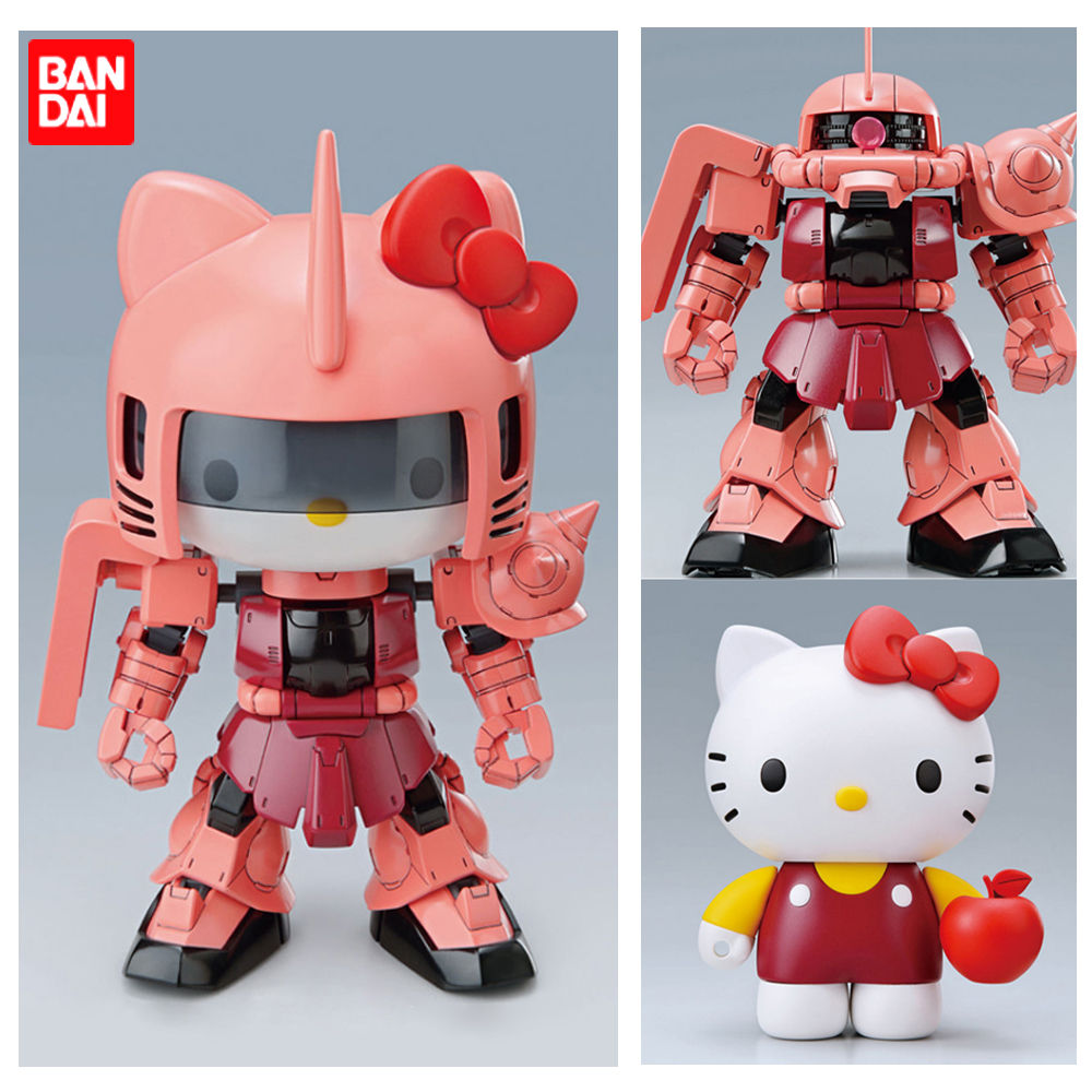 반다이 (SDCS) SD건담 크로스실루엣 헬로키티 MS-06S 샤아 전용 자쿠2 (BD5061029)