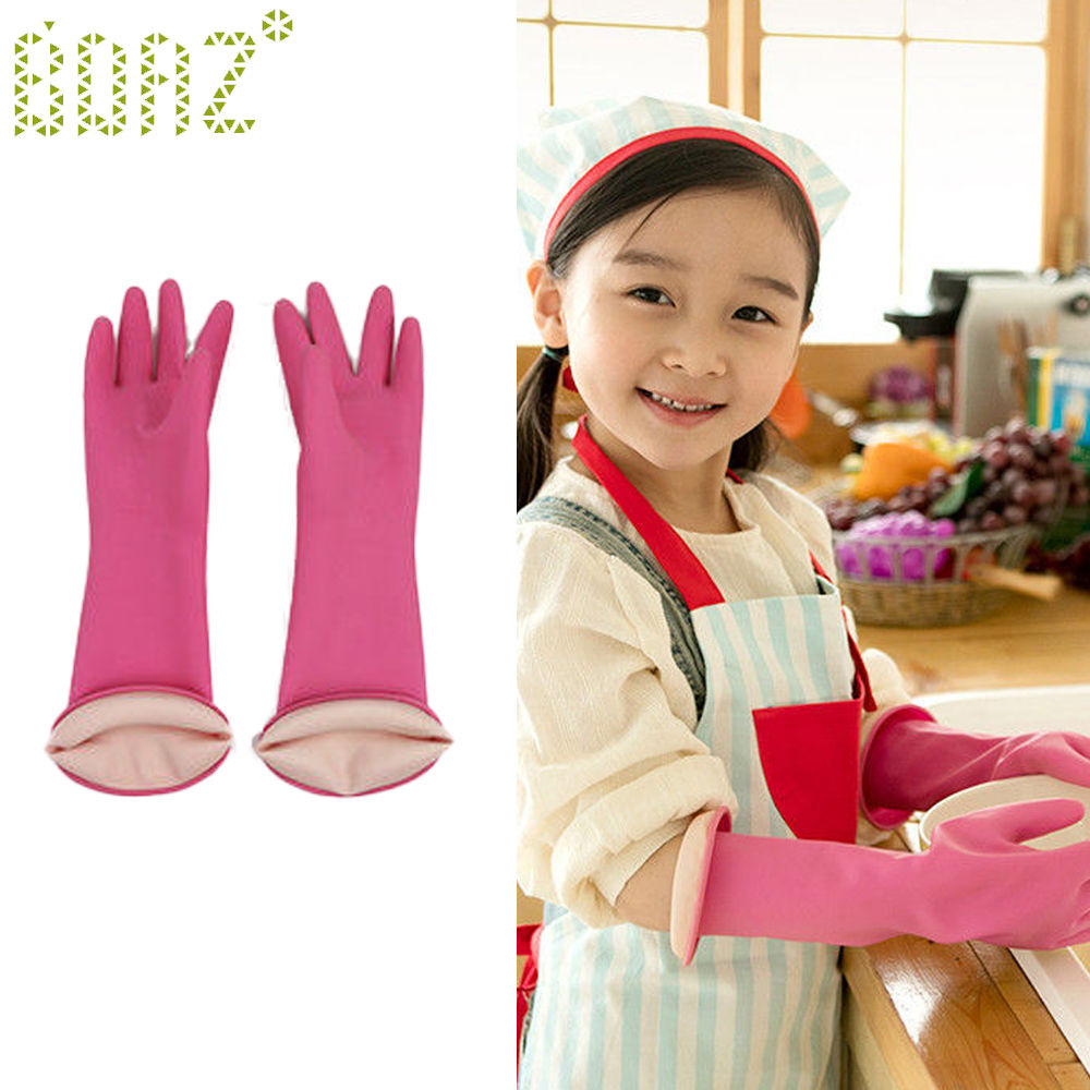 보아스 우리아이 고무장갑 (사용연령 6-10세) (핑크)