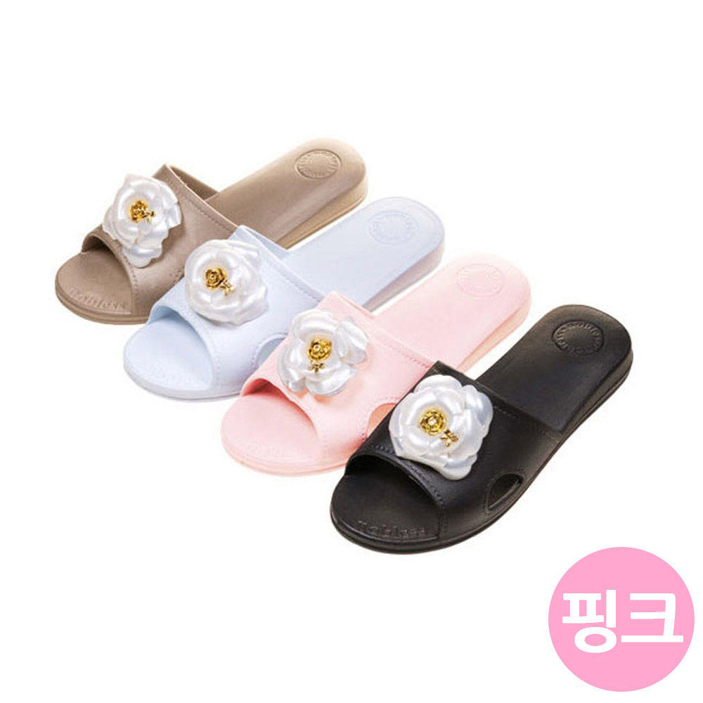 커밍 벨르 꽃 거실화 250mm (free) (핑크)