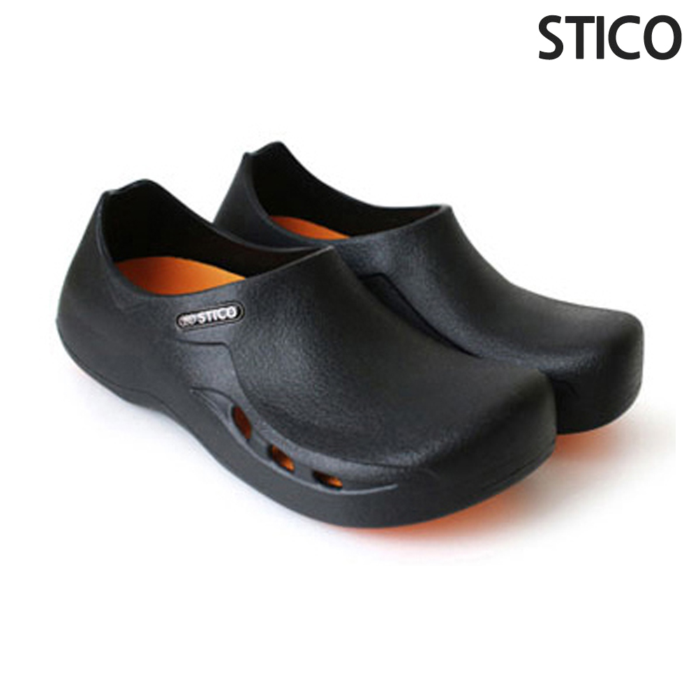 스티코 미끄럼 방지 조리화 NEC-03H (블랙) (택1)