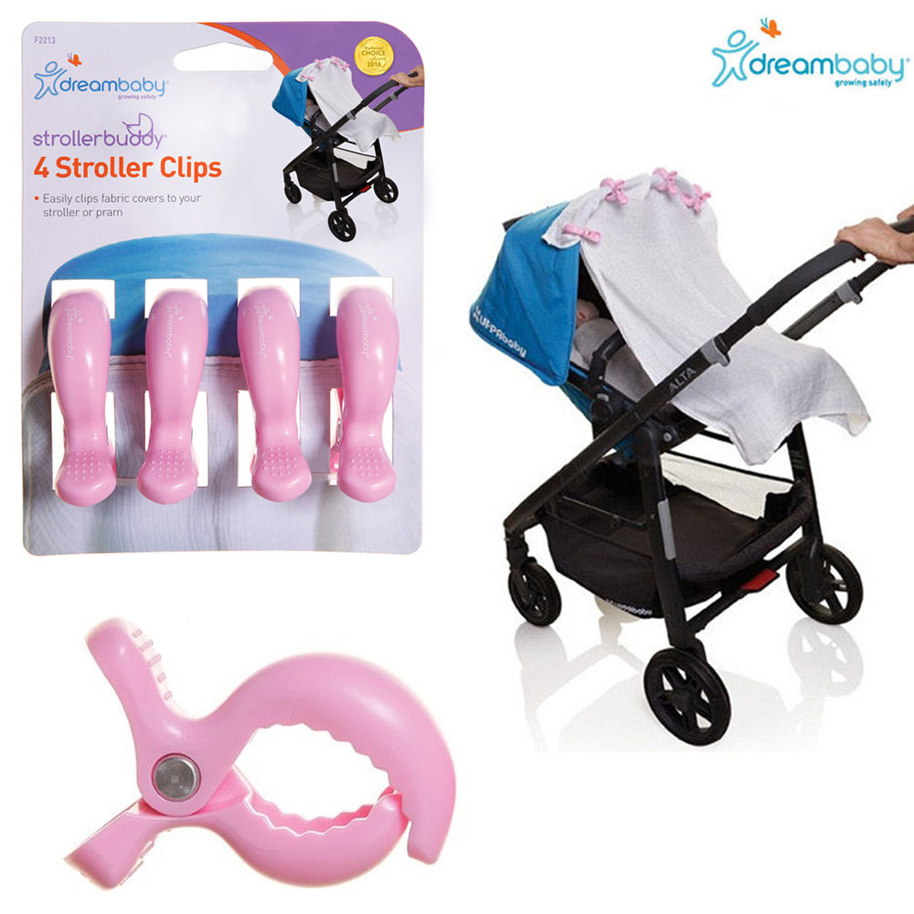 드림베이비 유모차 클립 4p (핑크) (F2213)