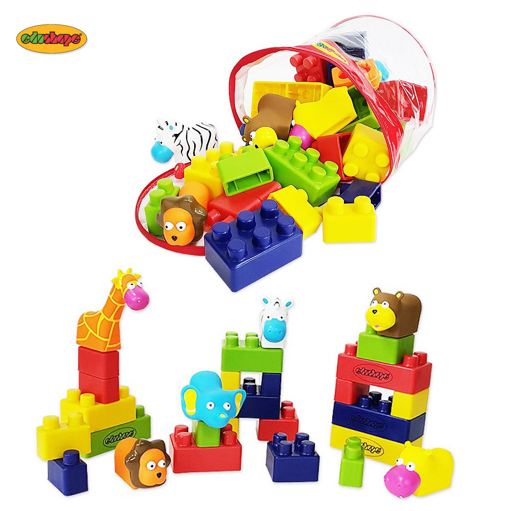 에듀쉐이프 소프트 애니멀 블록 28P (826029)