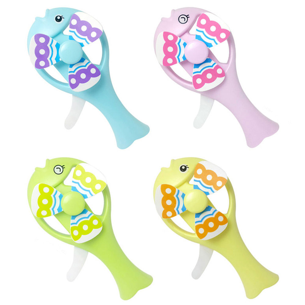 한정특가) 오키도키 휴대용 수동식 붕어 미니선풍기 (랜덤1개)