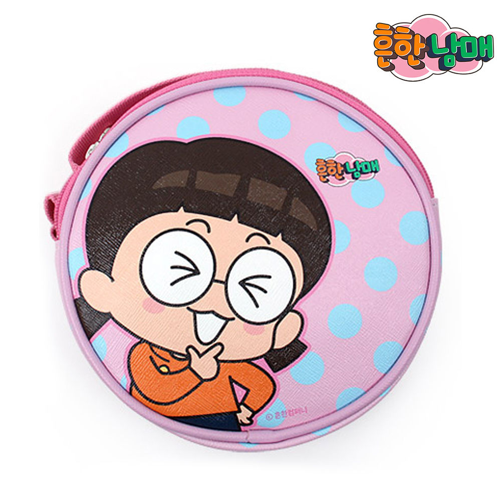 코브 흔한남매 캔디 원형크로스 (핑크)