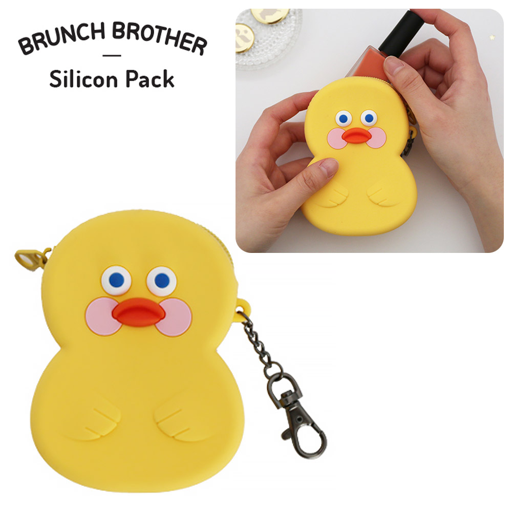 로마네 브런치브라더 실리콘 팩 (옐로우덕)