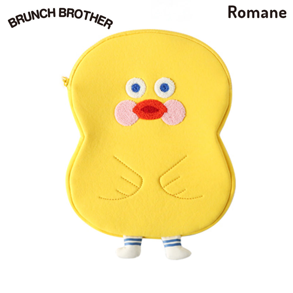 로마네 브런치브라더 덕 11형 아이패드 파우치 (옐로우덕)