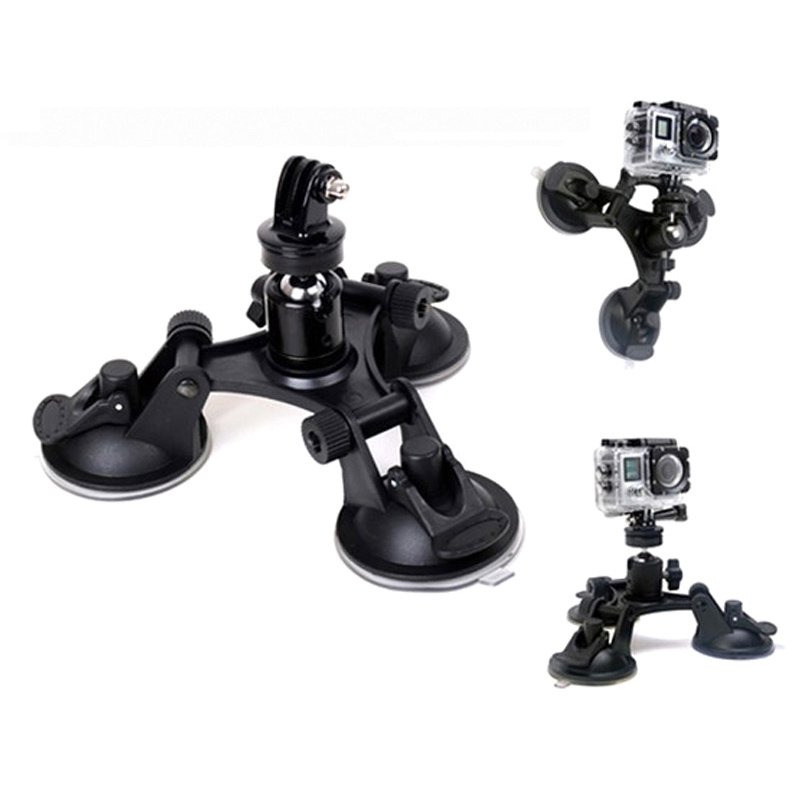 G-GOON 액션캠 GPRO 전용 3구 흡착 마운트 (액션캠 별매)