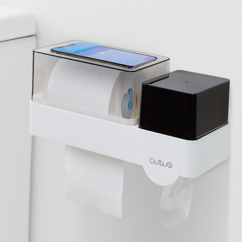 굿리빙 화장실 휴지걸이 및 다용도 매직보관함 (GMC-990)