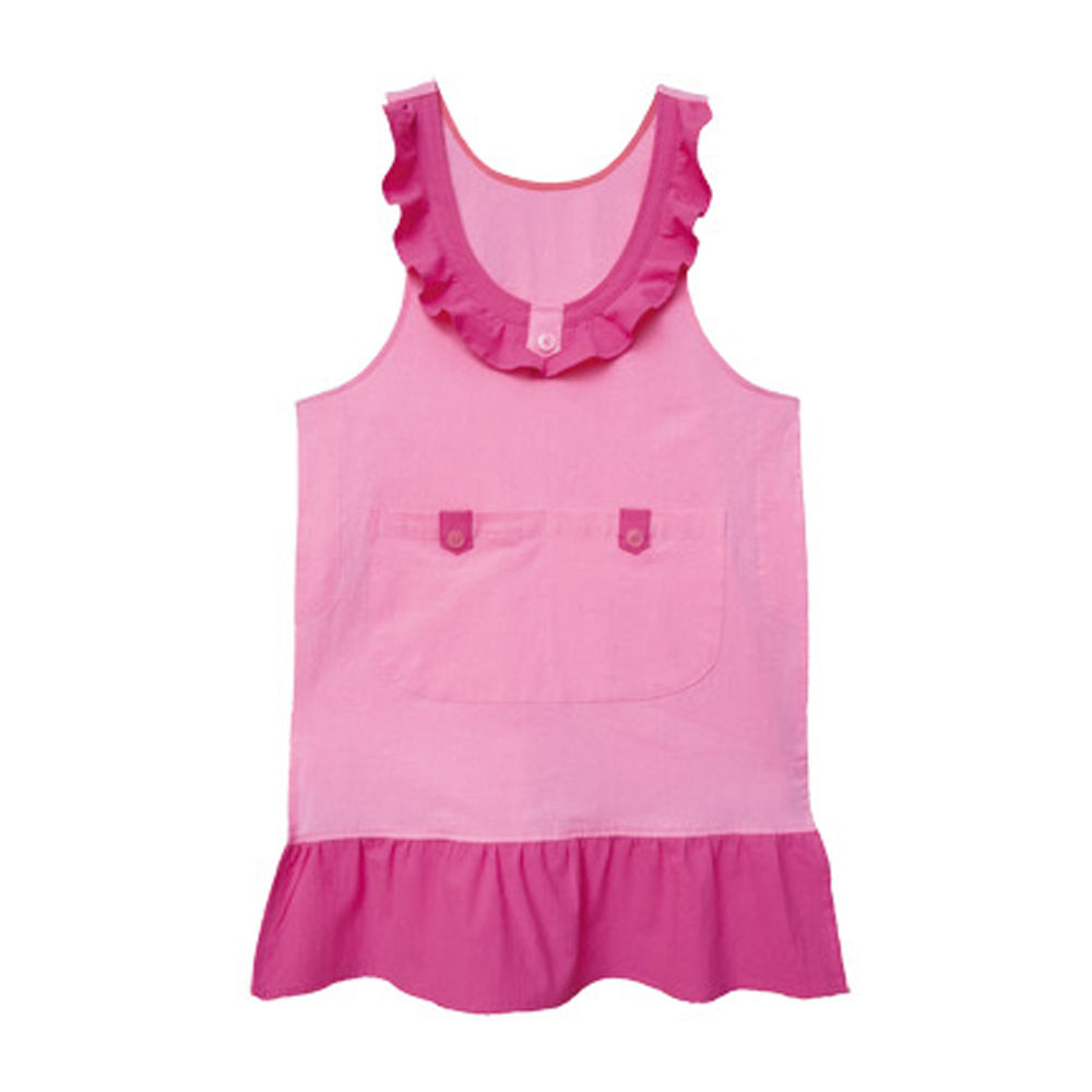 가꿈 선생님앞치마 교사용 프릴 앞치마 (핑크) (NO.732) 유치원 어린이집