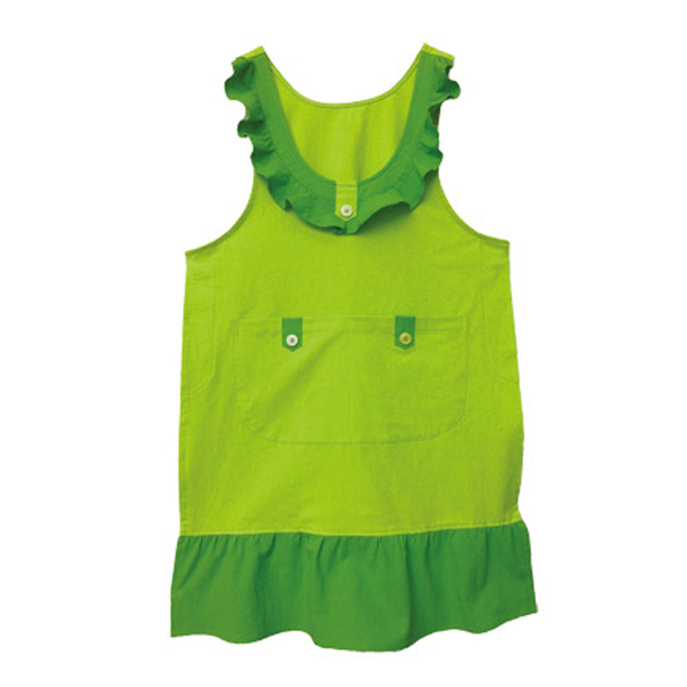 가꿈 선생님앞치마 교사용 프릴 앞치마 (그린) (NO.733) 유치원 어린이집