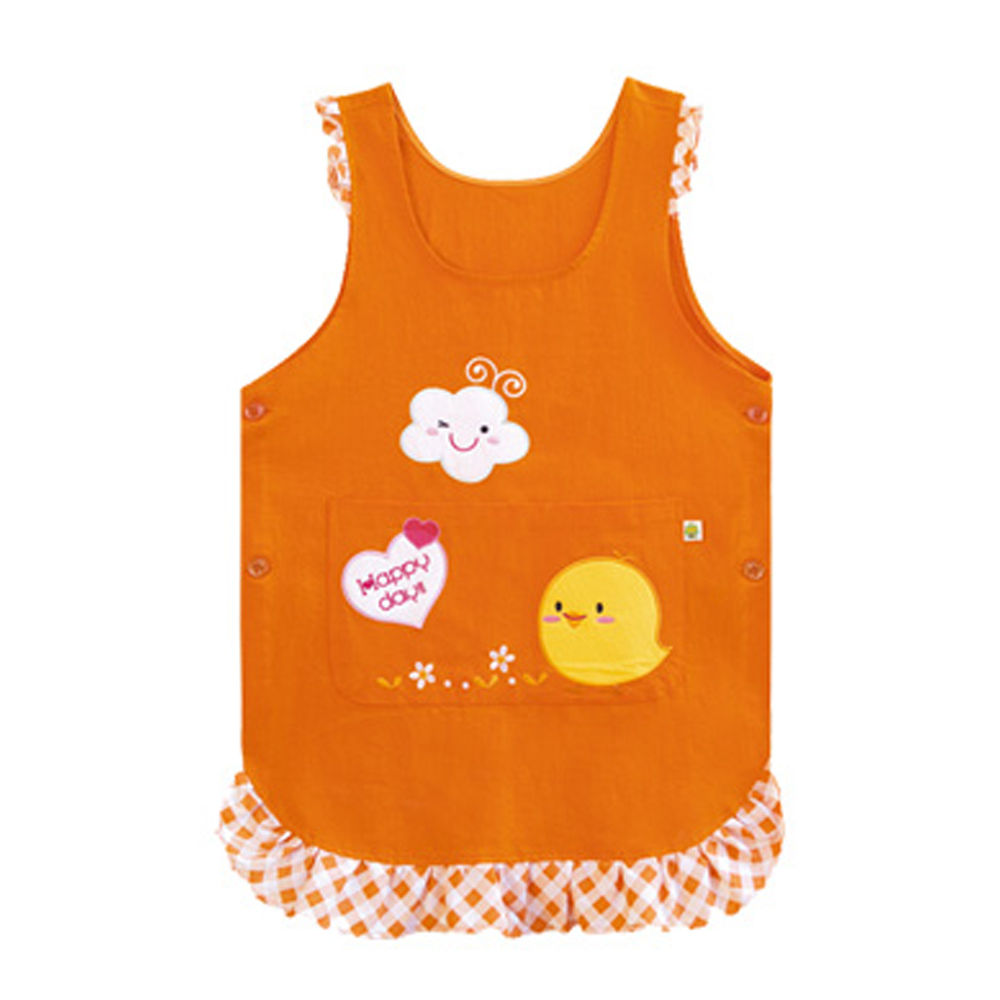 가꿈 선생님앞치마 교사용 병아리 앞치마 (주황) (NO.701) 유치원 어린이집