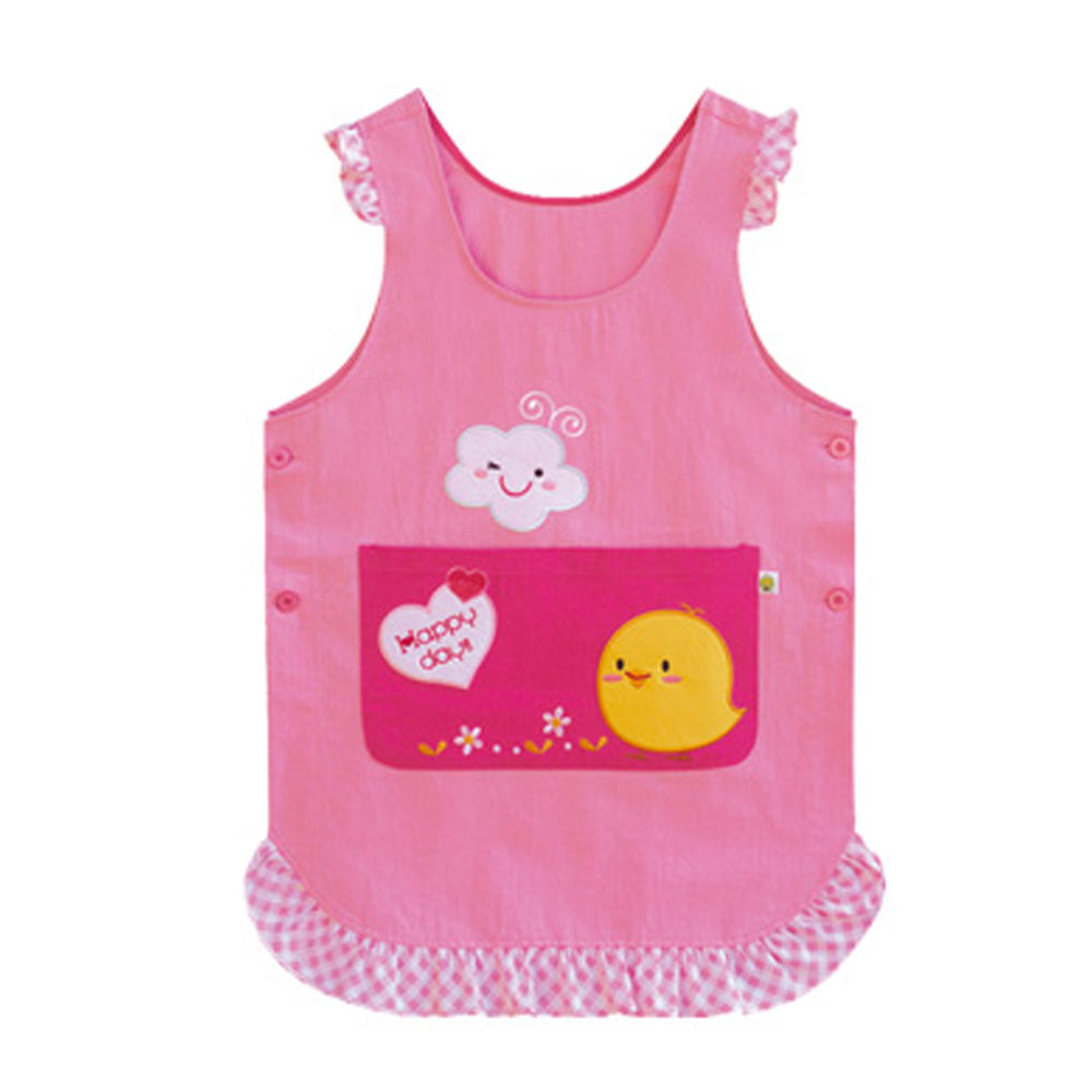 가꿈 선생님앞치마 교사용 병아리 앞치마 (분홍) (NO.702) 유치원 어린이집