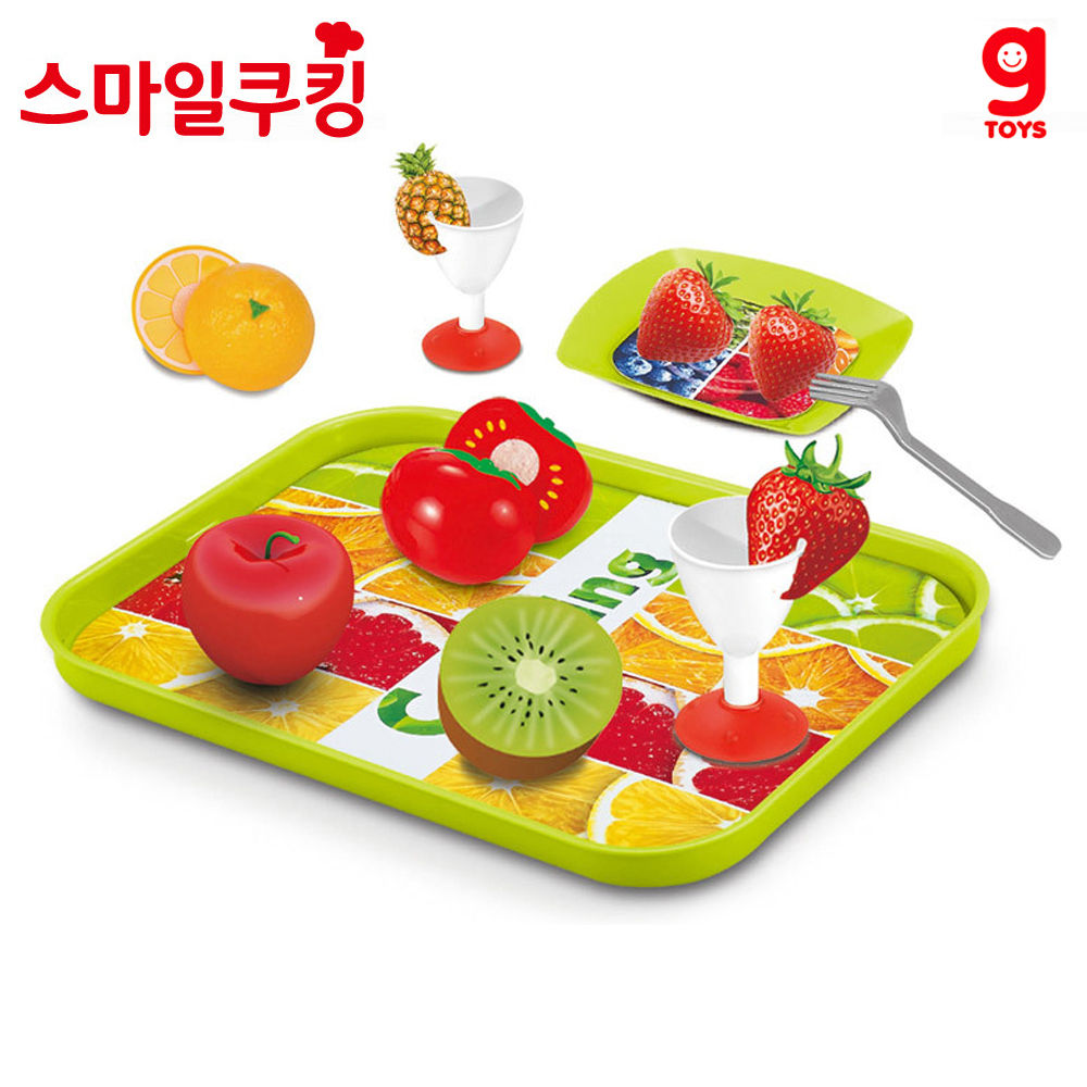 가이아 스마일쿠킹 싹뚝 과일야채 트레이 세트 (749621)