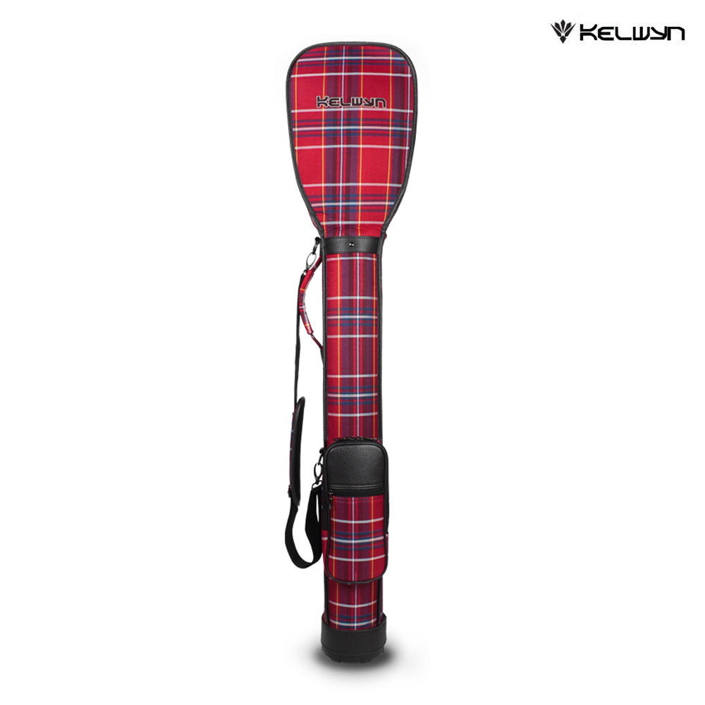 켈윈 골프 자카드 하프백 (KW-H226) (레드)