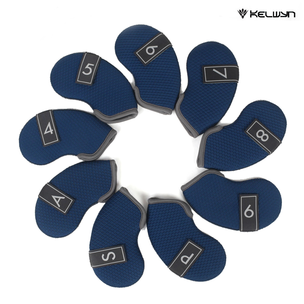 켈윈 골프채 아이언 헤드커버 프리미엄 네오프렌 (KW-IC313) (네이비)