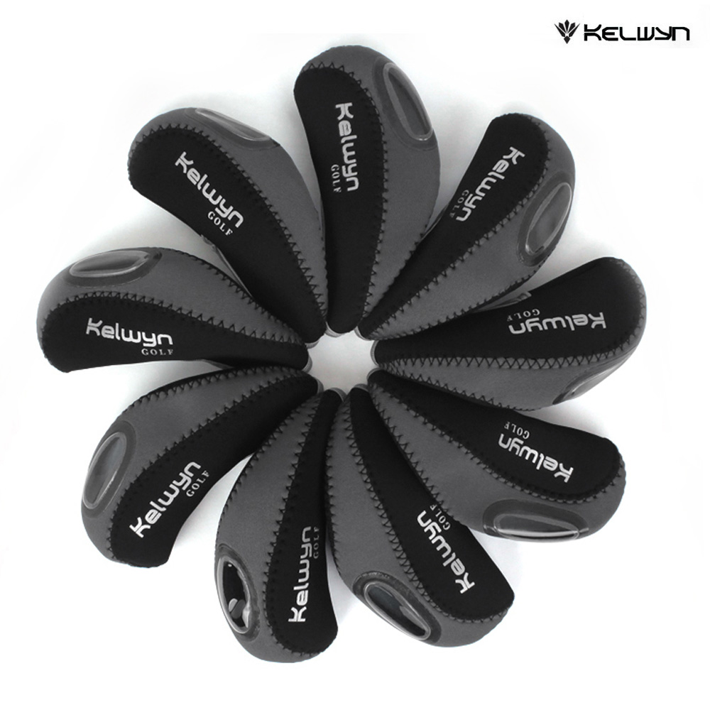켈윈 골프채 아이언 헤드커버 트위스트 (KW-IC312) (블랙)