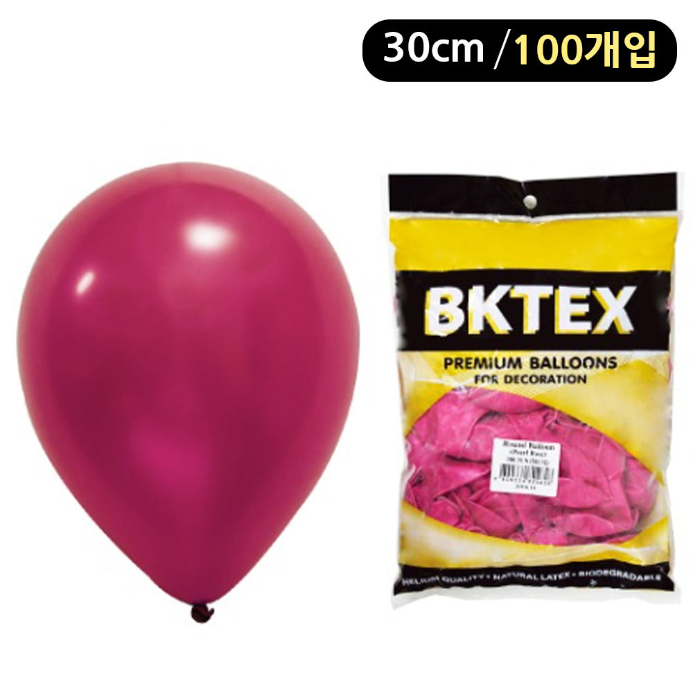 해피파티 풍선 펄 라운드 30cm (100개입) (푸치샤)