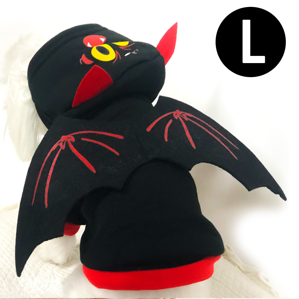 해피파티 펫 이벤트 의상 할로윈 코스튬 박쥐 후드 (L)