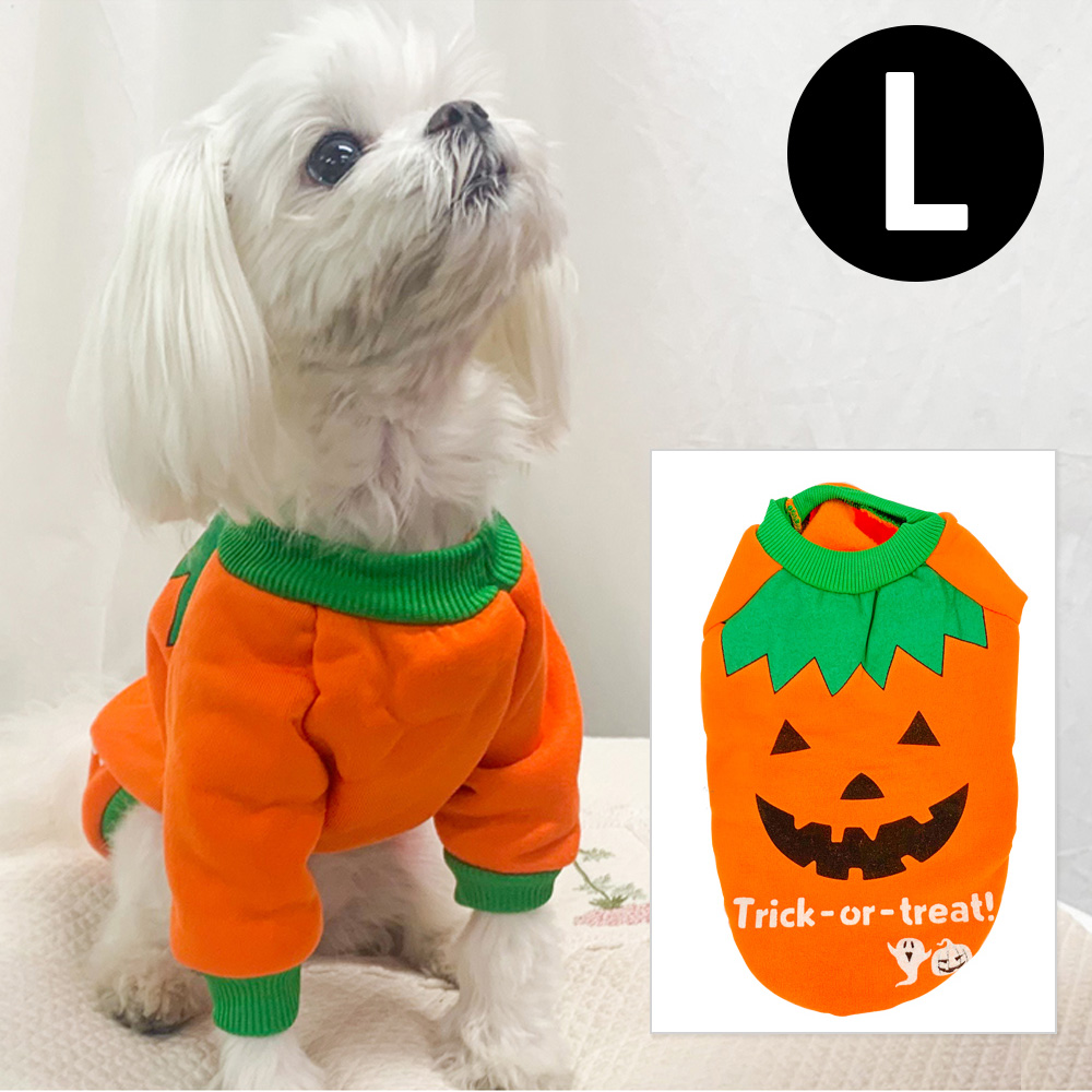 해피파티 펫 이벤트 의상 할로윈 코스튬 펌프킨 (L)