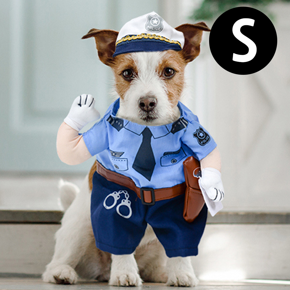 해피파티 펫 이벤트 의상 코스튬 경찰 (S)