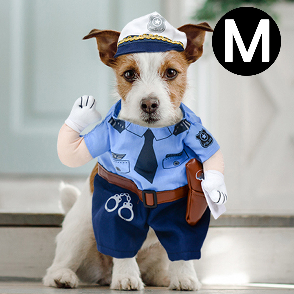해피파티 펫 이벤트 의상 코스튬 경찰 (M)
