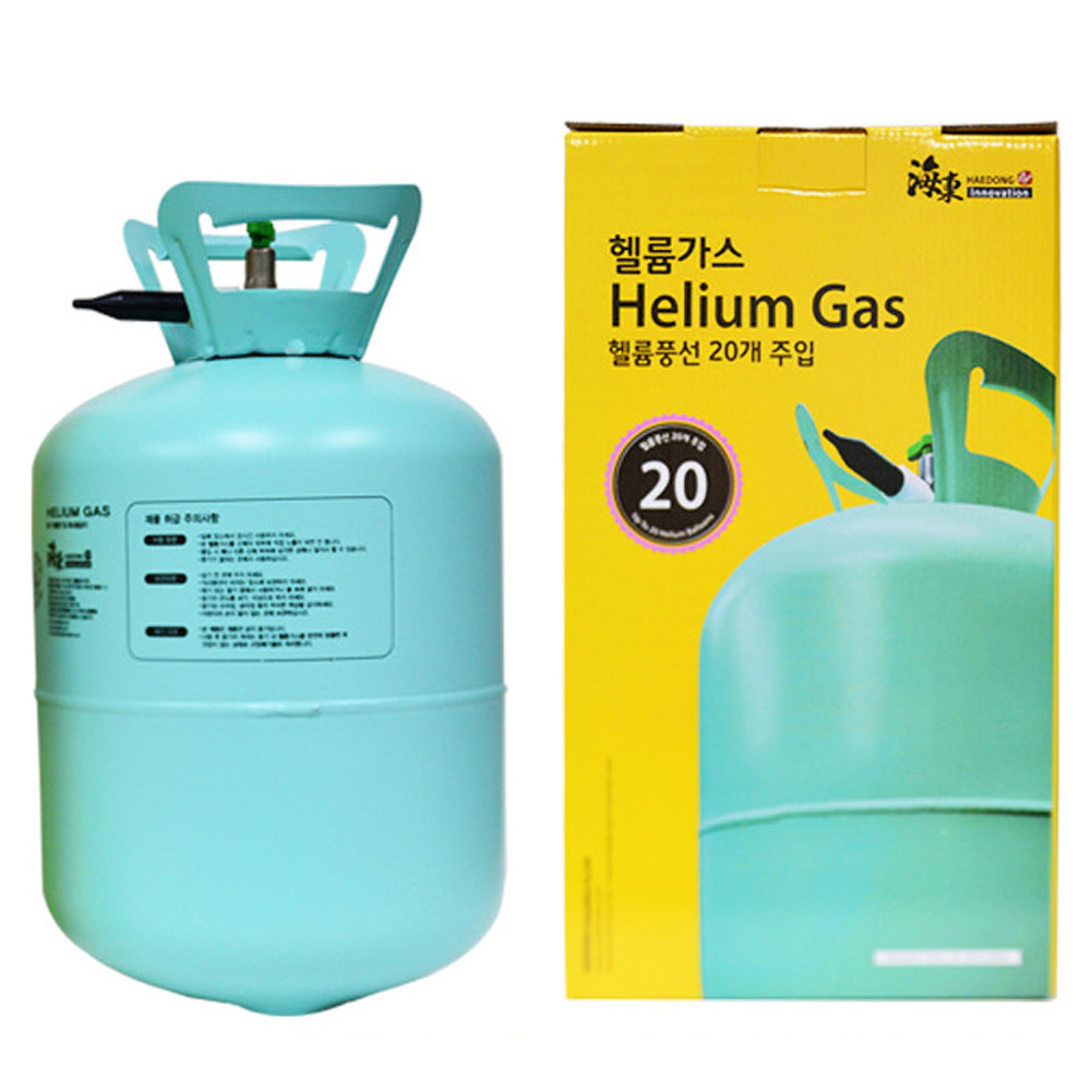 해피파티 헬륨가스 풍선 충전 헬륨가스통 (20개용)