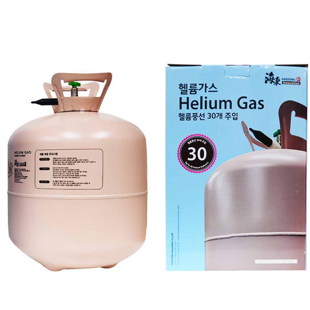 해피파티 헬륨가스 풍선 충전 헬륨가스통 (30개용)