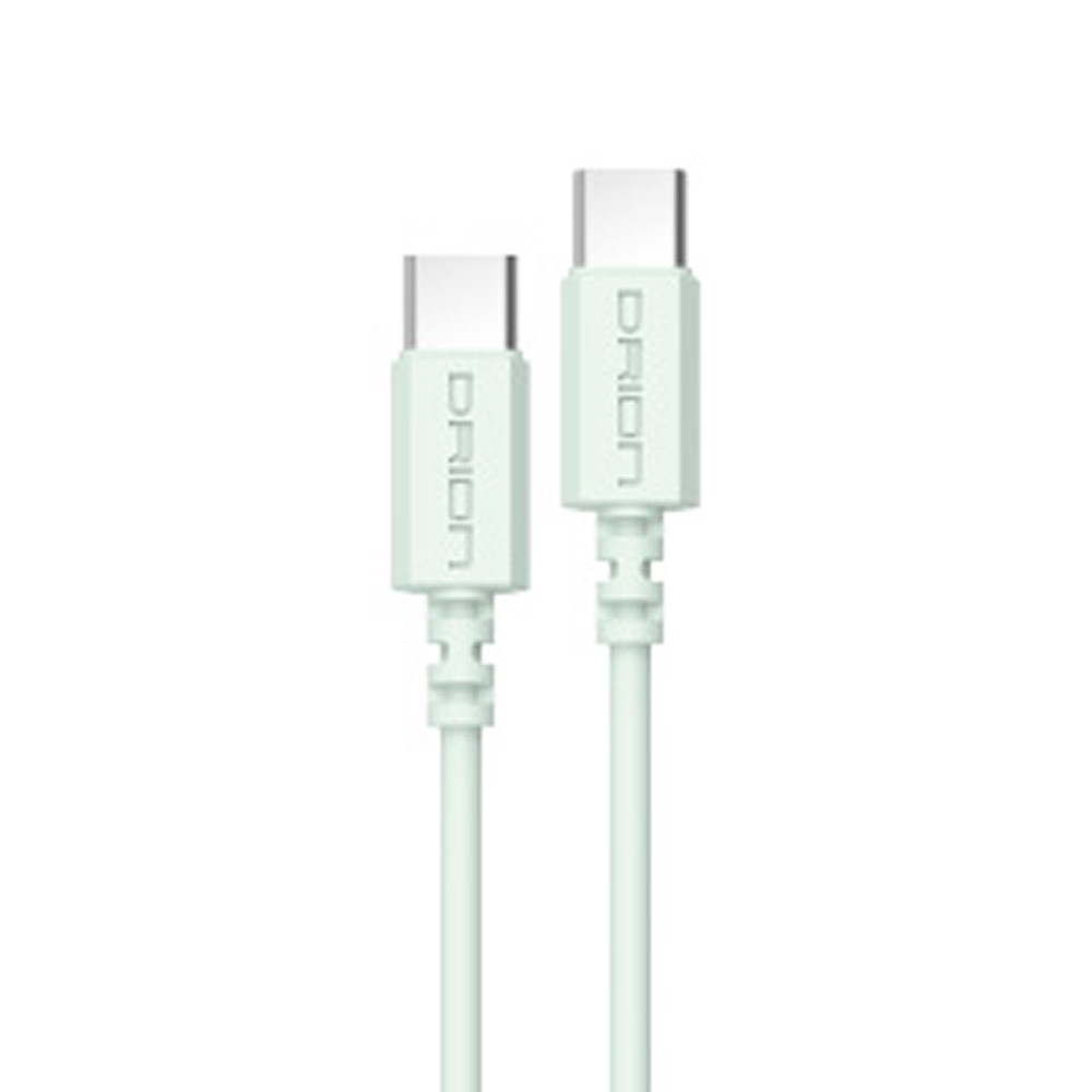 드리온 usb고속충전케이블 PD 30W CtoC 1.2M 케이블 (라이트그린) (DR-CC-PD30W-120-LG)