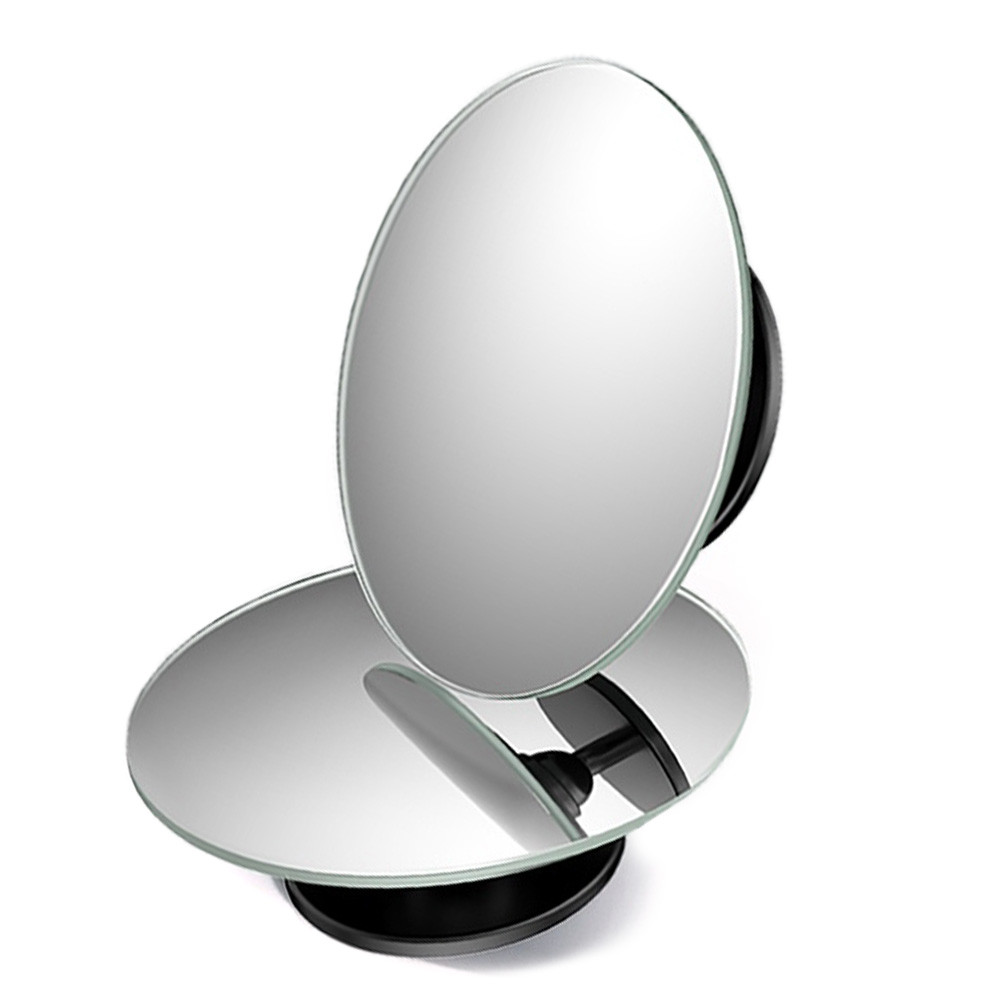 베이스어스 보조미러 풀뷰 사각지대 흡착식 클리어 사이드미러 2팩 (ACMDJ-01)