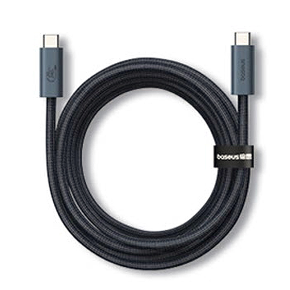 베이스어스 PD고속충전케이블 USB 4.0 플래쉬 240W 초고속 충전 20G 8K 60Hz CtoC PD 1.8M