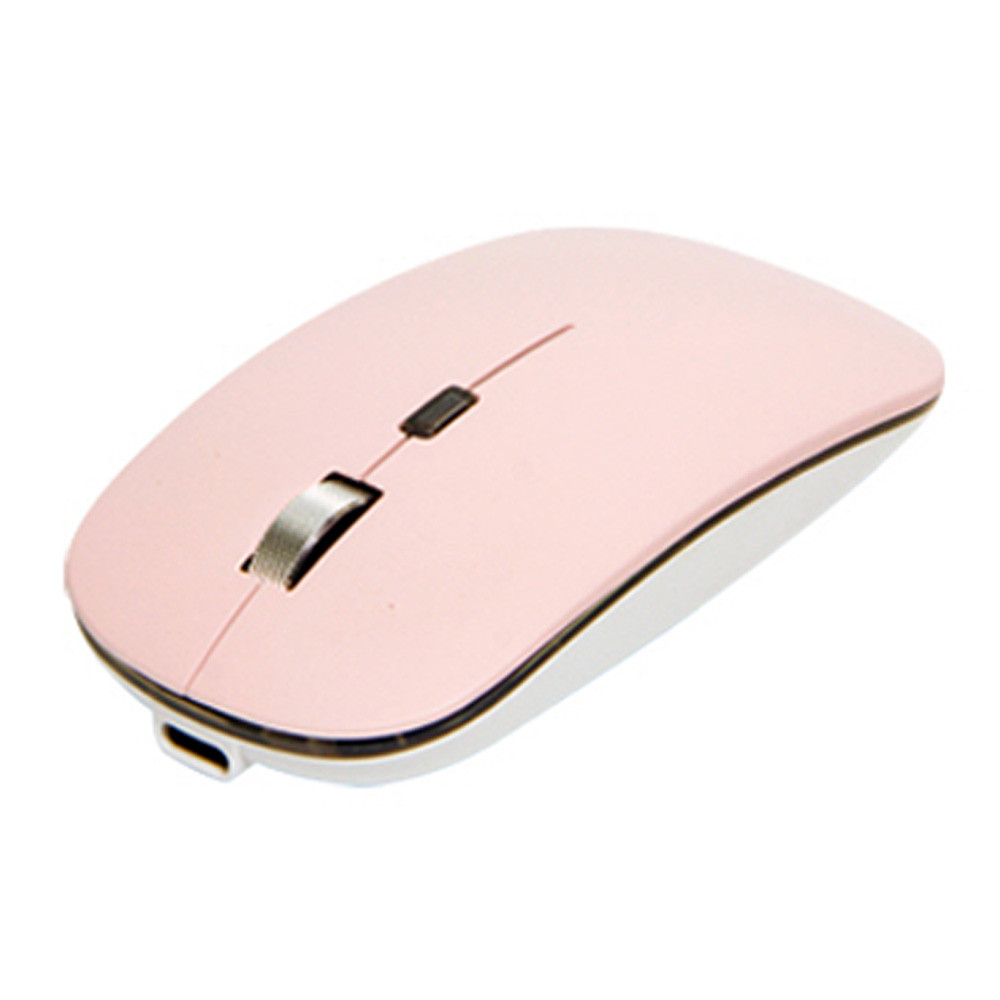 액센 블루투스마우스 무소음 블루투스 슬림 무선 마우스 (핑크) (M10)