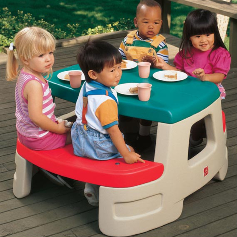 스텝2 유아동 야외 식탁 (207500) 베란다 마당 유아테이블