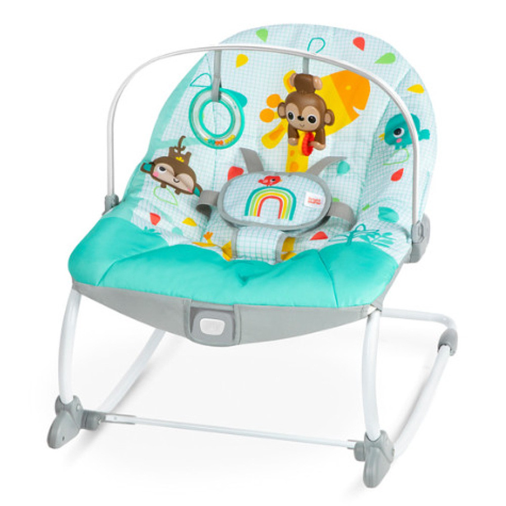 브라이트스타트 바운서 와일드 바이브 락커 흔들침대 아기바운서 유아바운서