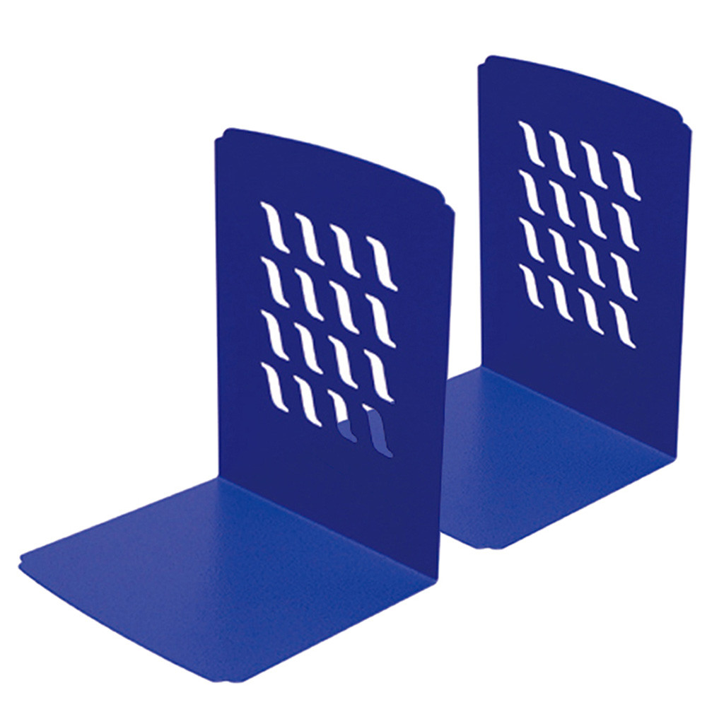 모닝글로리 책꽂이 CI 북앤드 (중형) (블루) 사무용 철재꽂이 책상꽂이