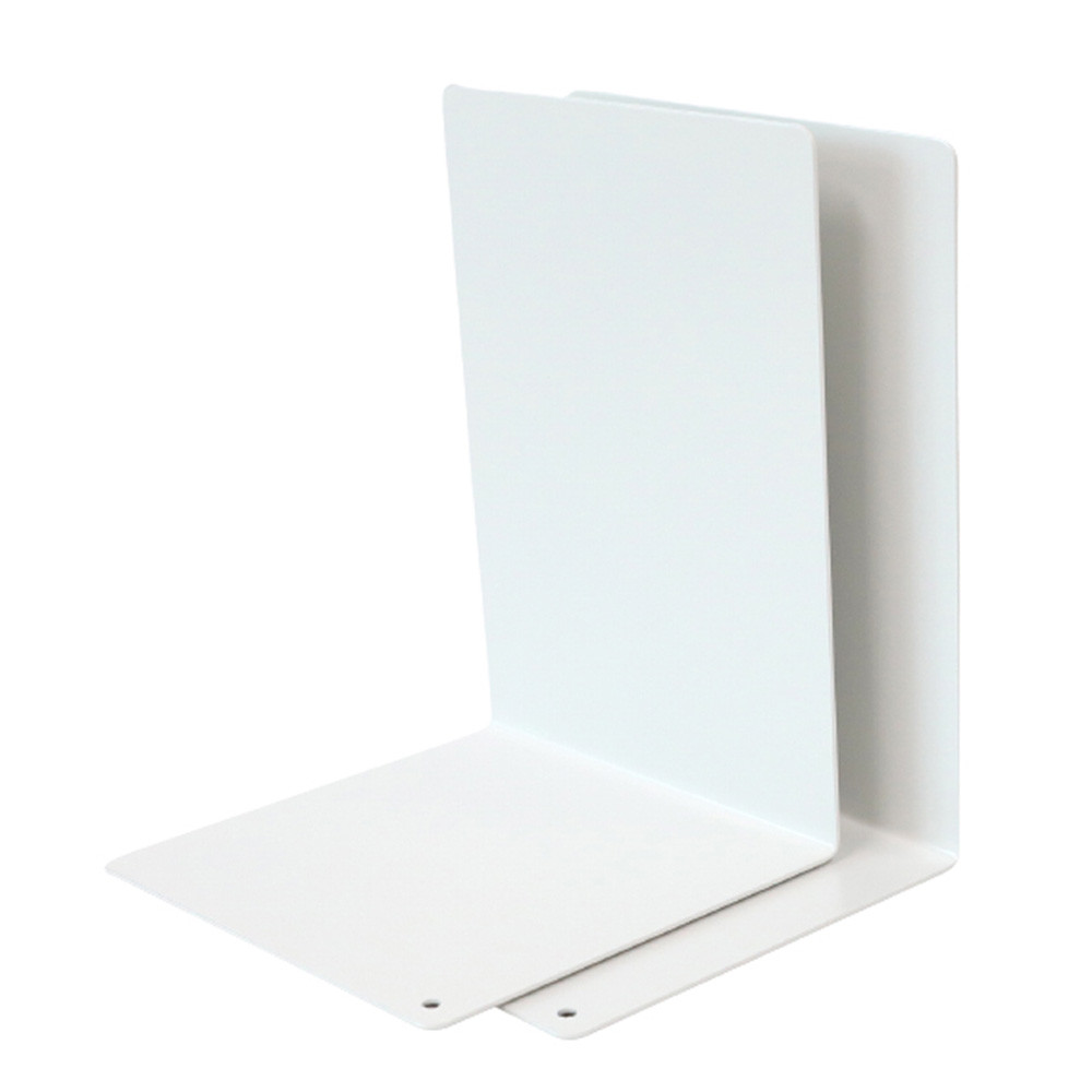 모닝글로리 책꽂이 비움 북앤드 (중형) (화이트) 사무용 철재꽂이 책상꽂이