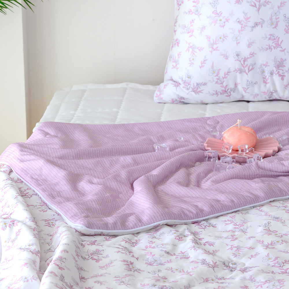 해피니 이불 비키 냉감 차렵이불 슈퍼싱글 SS (핑크)