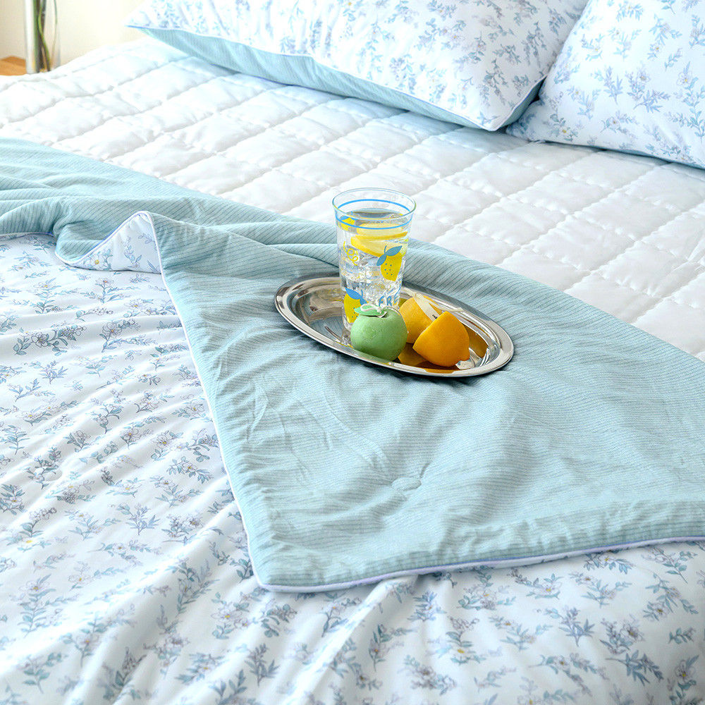 해피니 이불 비키 냉감 차렵이불 슈퍼싱글 SS (민트)