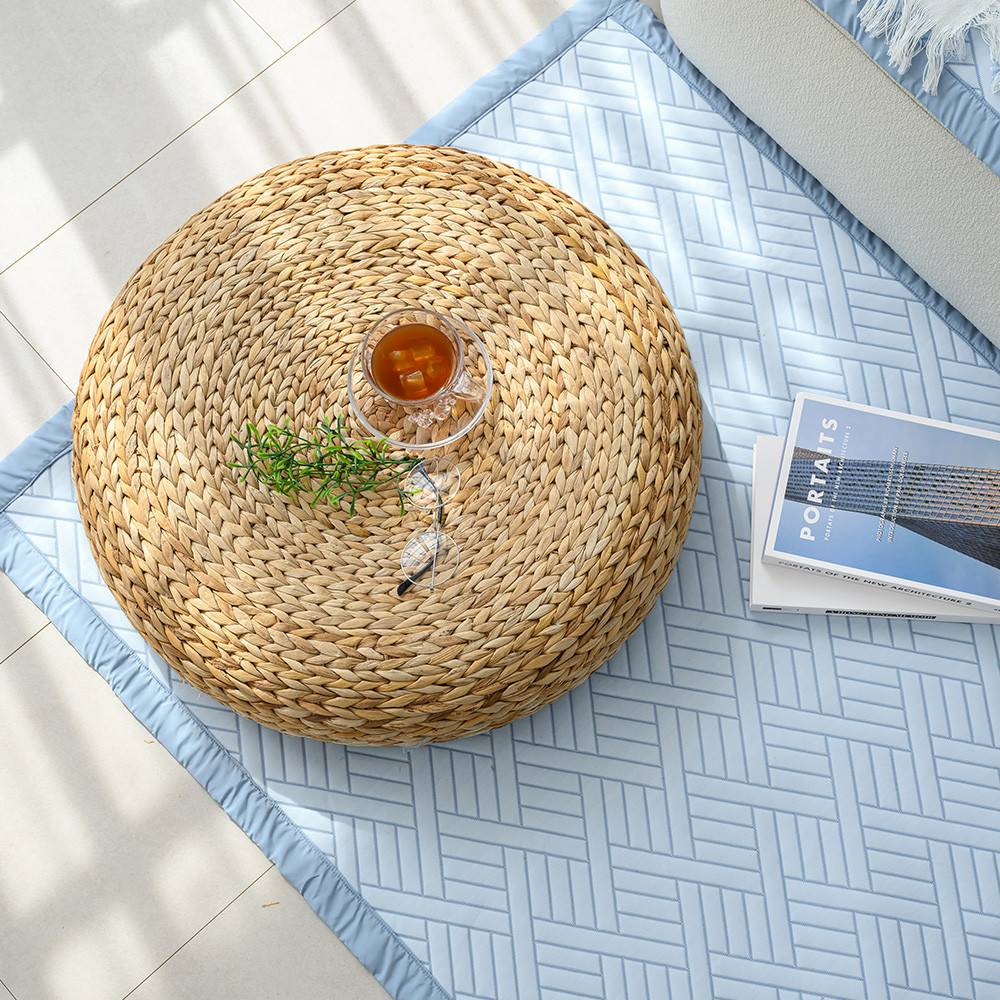 해피니 소파패드 엘리오 듀라론 3중직 냉감 소파 패드 돌쇼파 (블루)