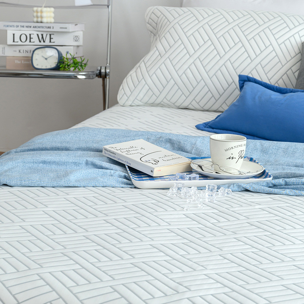 해피니 침대패드 엘리오 듀라론 3중직 냉감패드 패드 슈퍼싱글 SS (화이트)